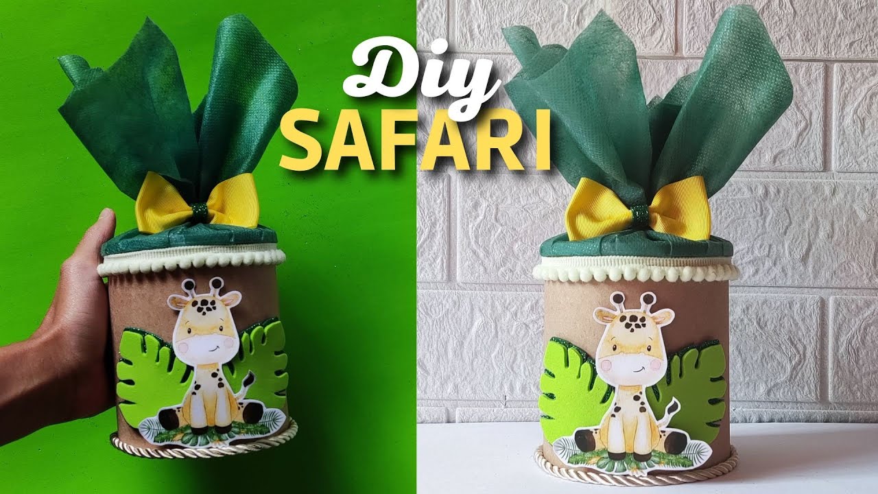 LEMBRANCINHA DE ANIVERSÁRIO NO TEMA SAFARI
