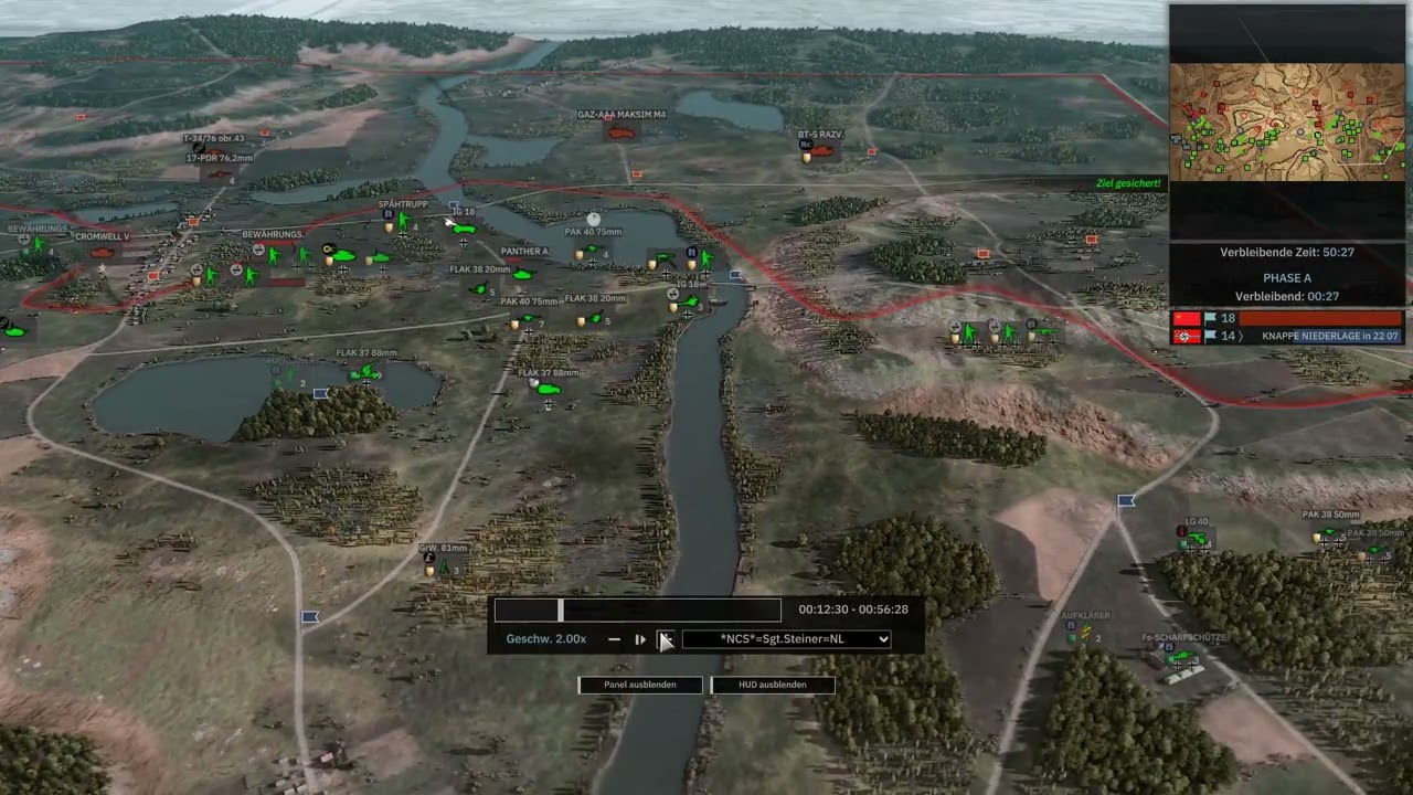 Steel Division 2 10v10 Shchedrin 16 PANZER battles Is 2's with KingTigers GG Victorious