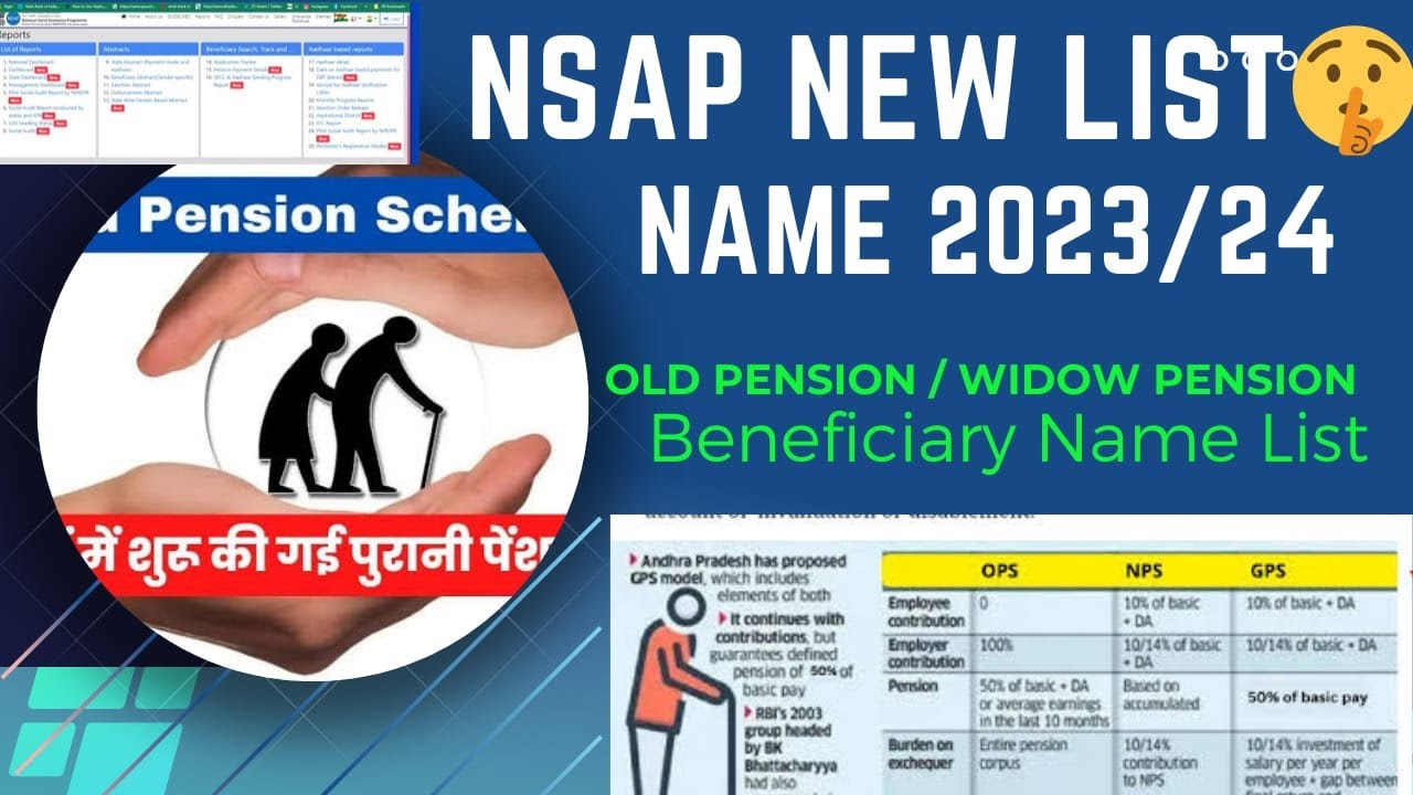 New Beneficiary Name List 2023 Online Check ! Old age pension ! Widow pension ! Disability