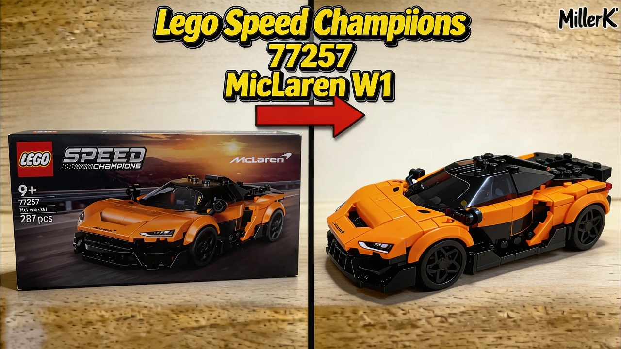 LEGO McLaren W1 🏁 | Speed Champions 77257 Full Build | MillerK Building Series