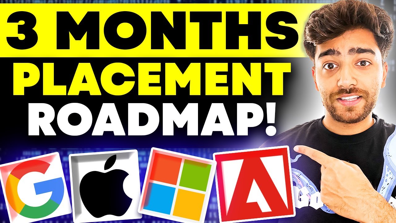 3-Month Roadmap For SDE Placements 2023✌️| Free Resources to Learn DSA, OOPS, Core Subjects etc.