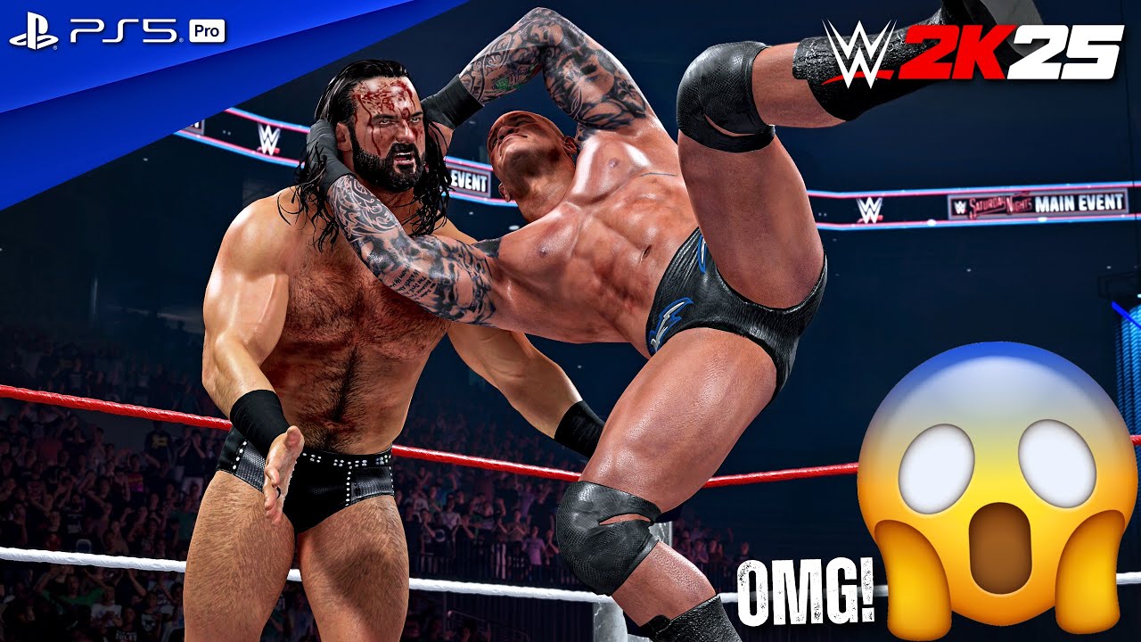 WWE 2K25 - Drew McIntyre vs. Randy Orton - Full Match at SNME | PS5 Pro [4K60]