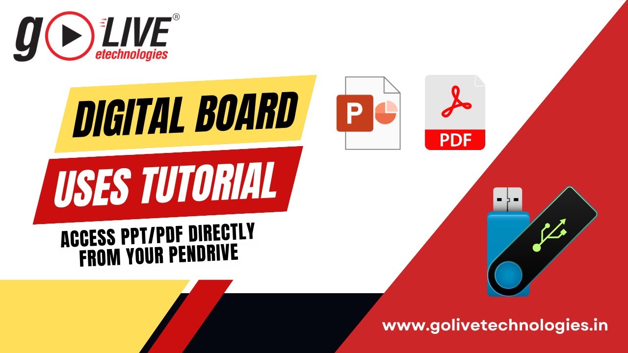 Maxhub Smartboard Tutorial: Access PPT/PDF Directly from Your Pendrive | GoLive eTechnologies