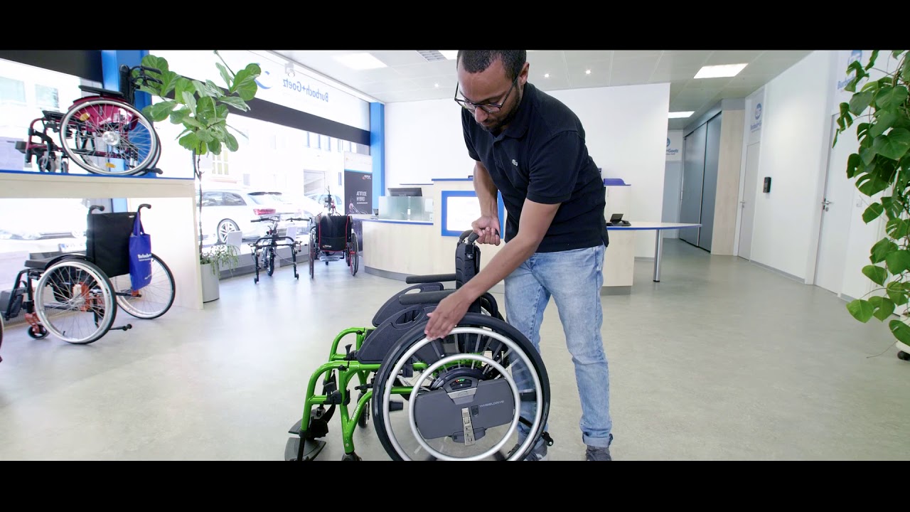 Sunrise Medical WheelDrive Elektroantrieb elektrischer Zusatzantrieb f&uuml;r manuelle Rollst&uuml;hle (#36)