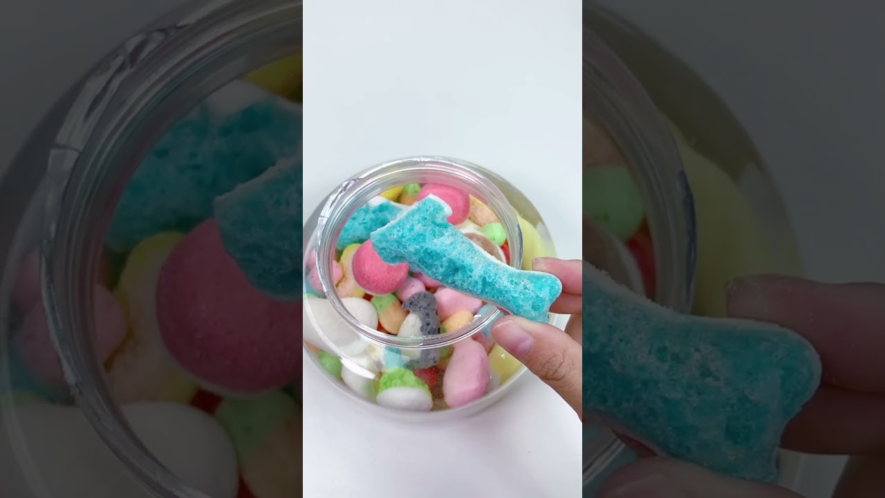 Freeze-dried candy with a crunchy texture #fd