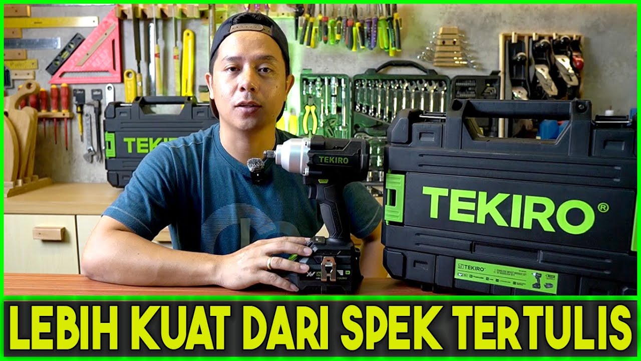 KUNCI SHOCK TEKIRO TERKENAL MANTAP, SEKARANG BIKIN CORDLESS ?? Yuk kita ulas Impact Wrench CD-IW2181