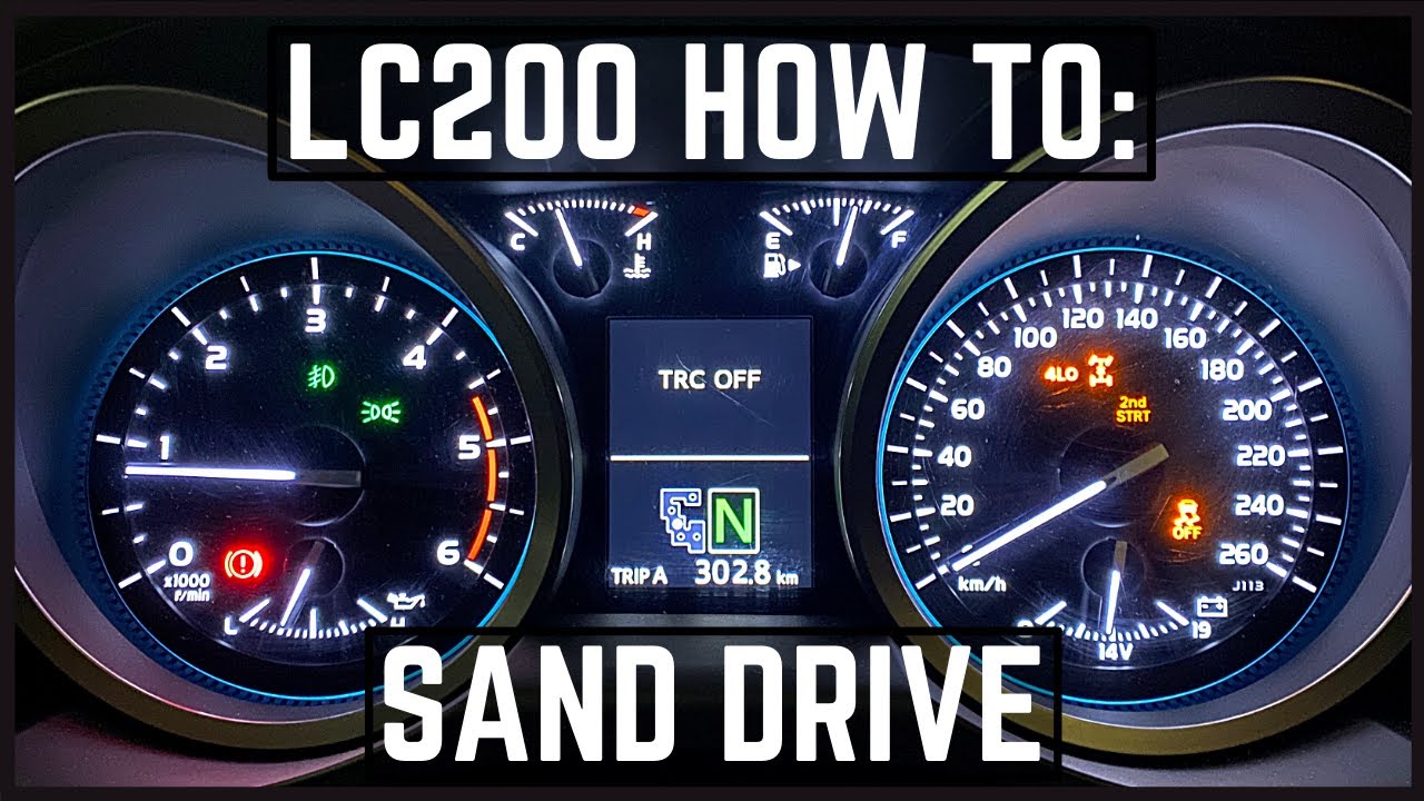 LC200 | How to drive in sand | Traction Control | ATRAC & VSC | 4x4 sand dunes & beaches |200 series