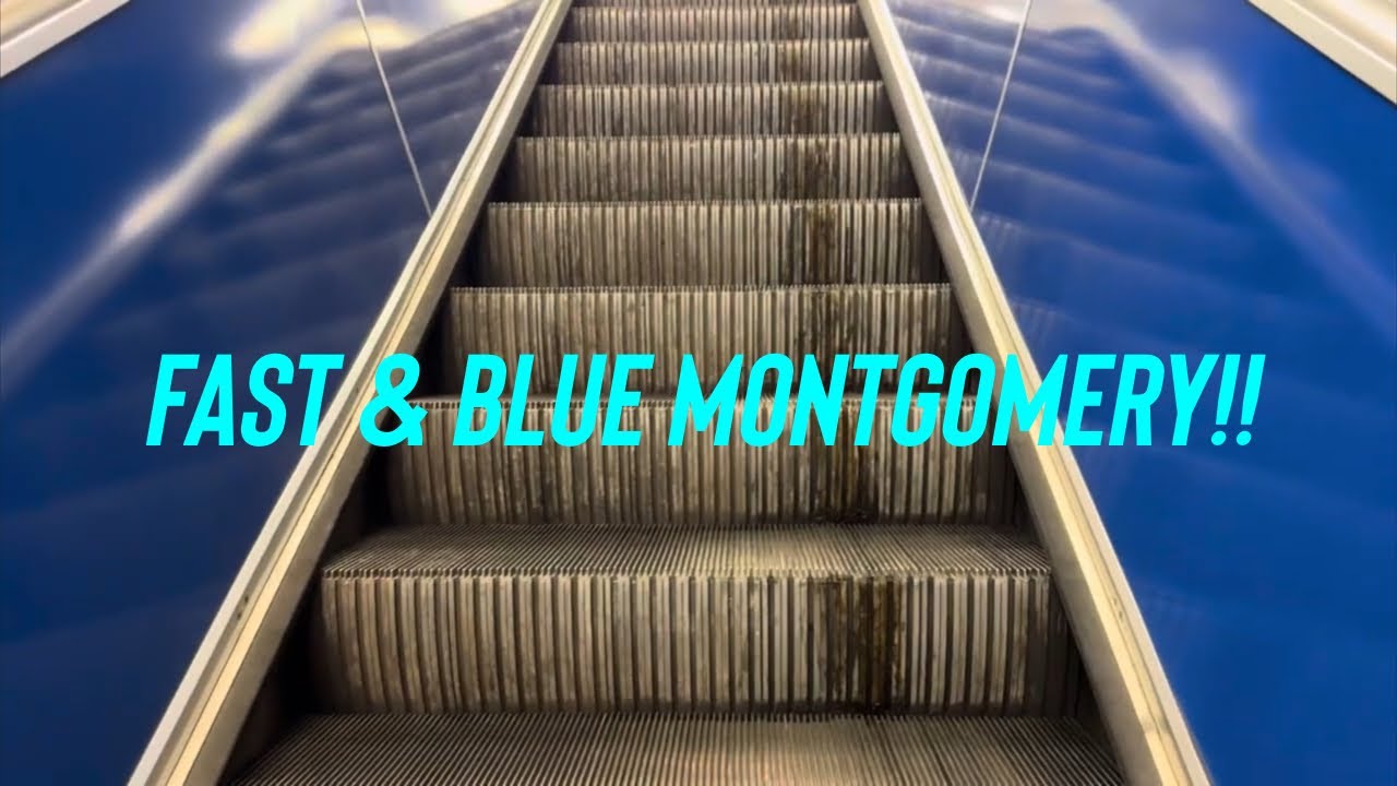 EPIC, FAST, & BLUE Vintage Montgomery Escalator at Hynes Convention Center Station MBTA Boston, MA