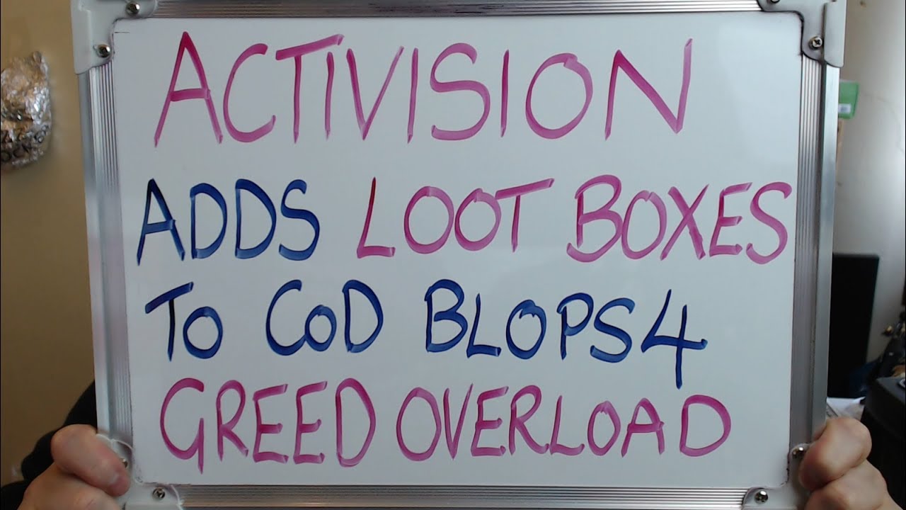 ACTIVISION Add LOOT BOXES into BLACK OPS 4 !!