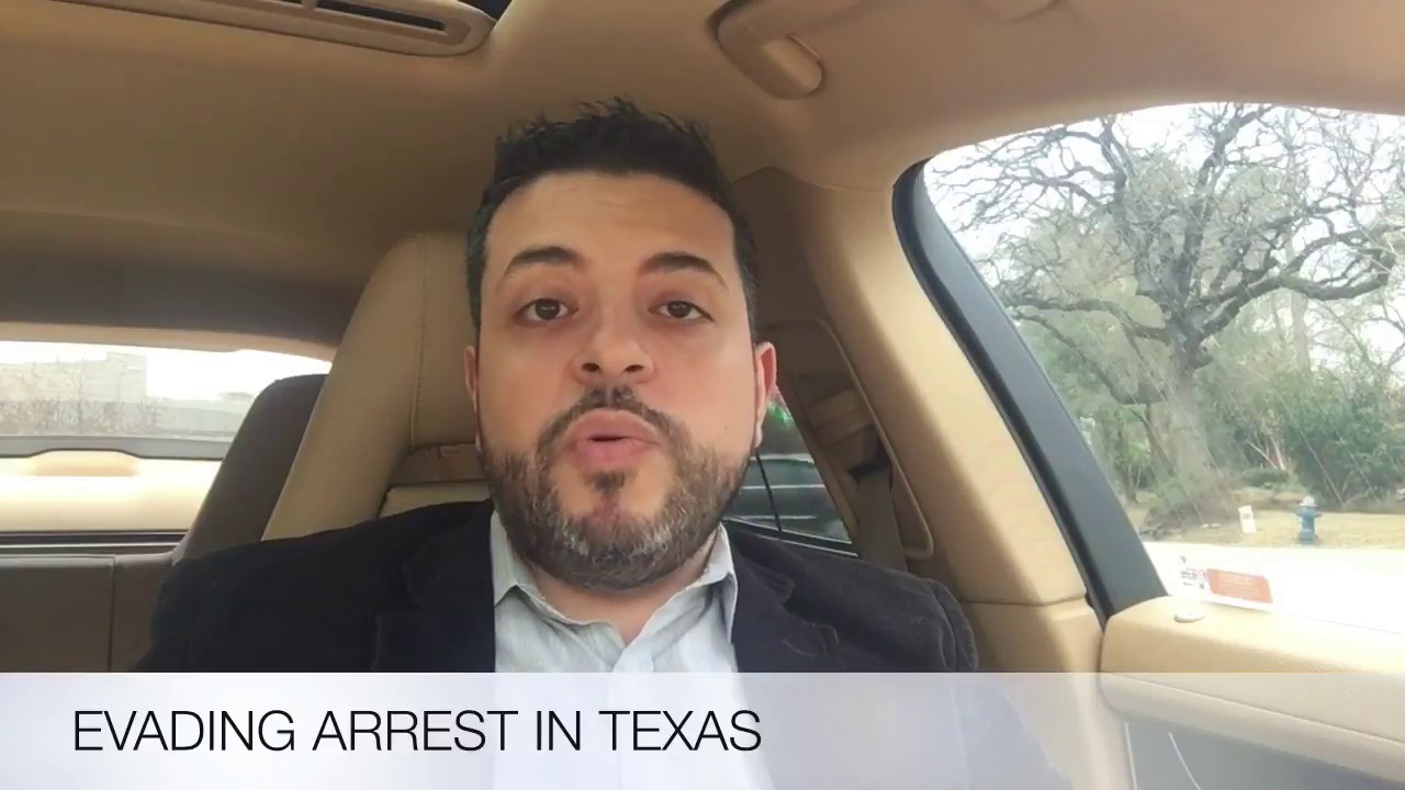 Evading Arrest in Texas (on foot and in a motor vehicle) - Criminal Attorney Eric J Benavides