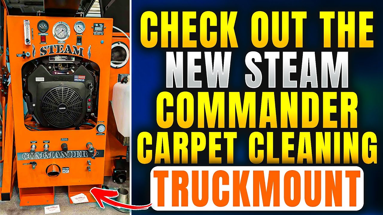 Check out the new Steam Commander Carpet Cleaning Truckmount