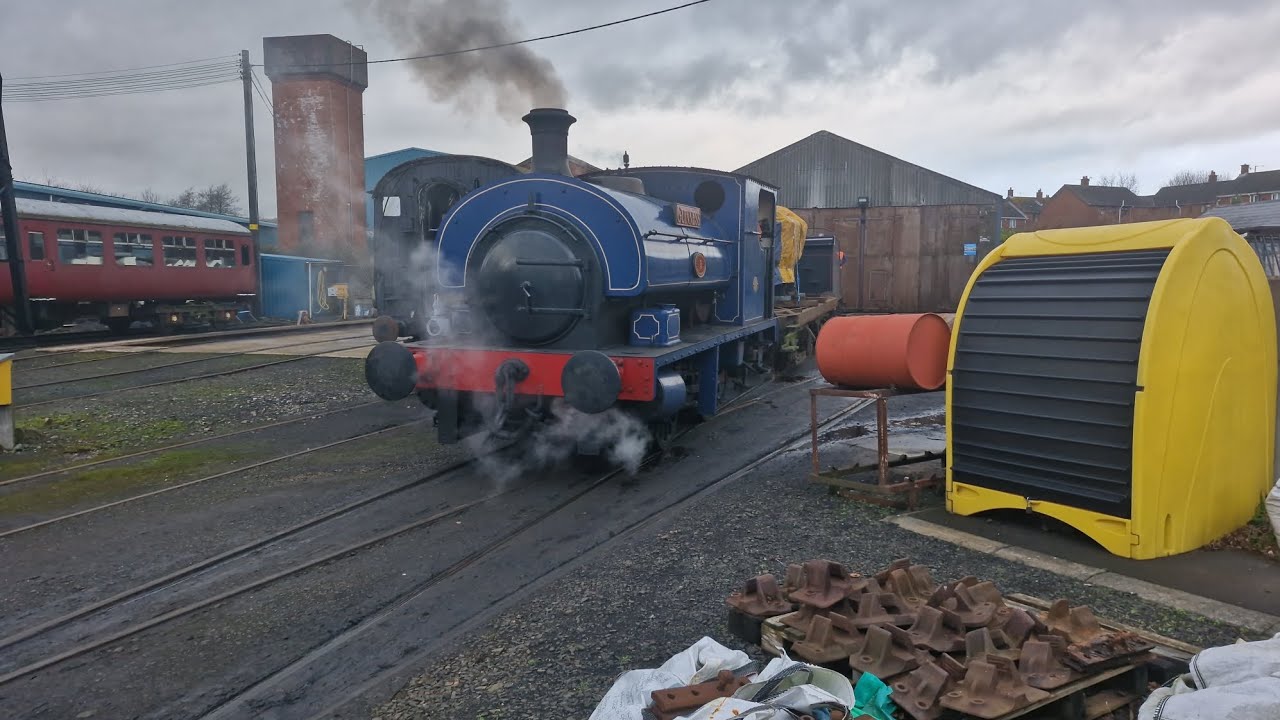 Shunting at Whitehead Railway museum 25/1/2026