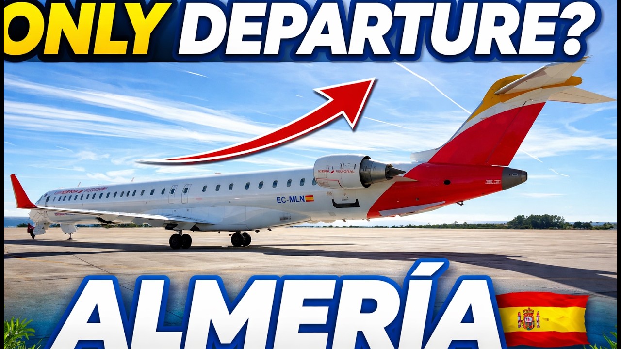TRIP REPORT | Almer&iacute;a (LEI) Departure Experience | Air Nostrum CRJ 1000