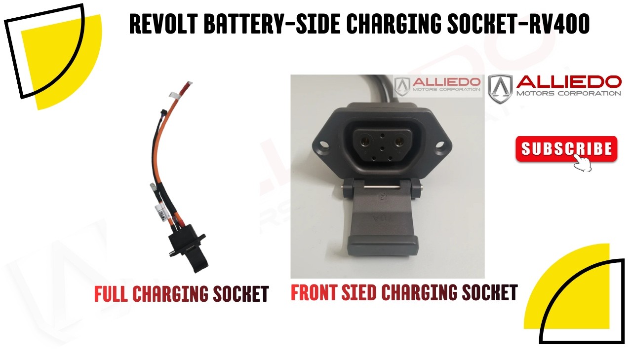 Revolt Battery-Side Charging Socket-RV400 @alliedomotorscorporation