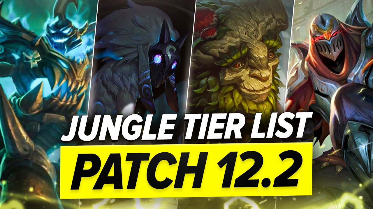 TIER LISTA JUNGLER&Oacute;W NA SEZON 12 (Patch 12.2) - JUNGLE TIER LIST SEASON 12 - Patch 12.2