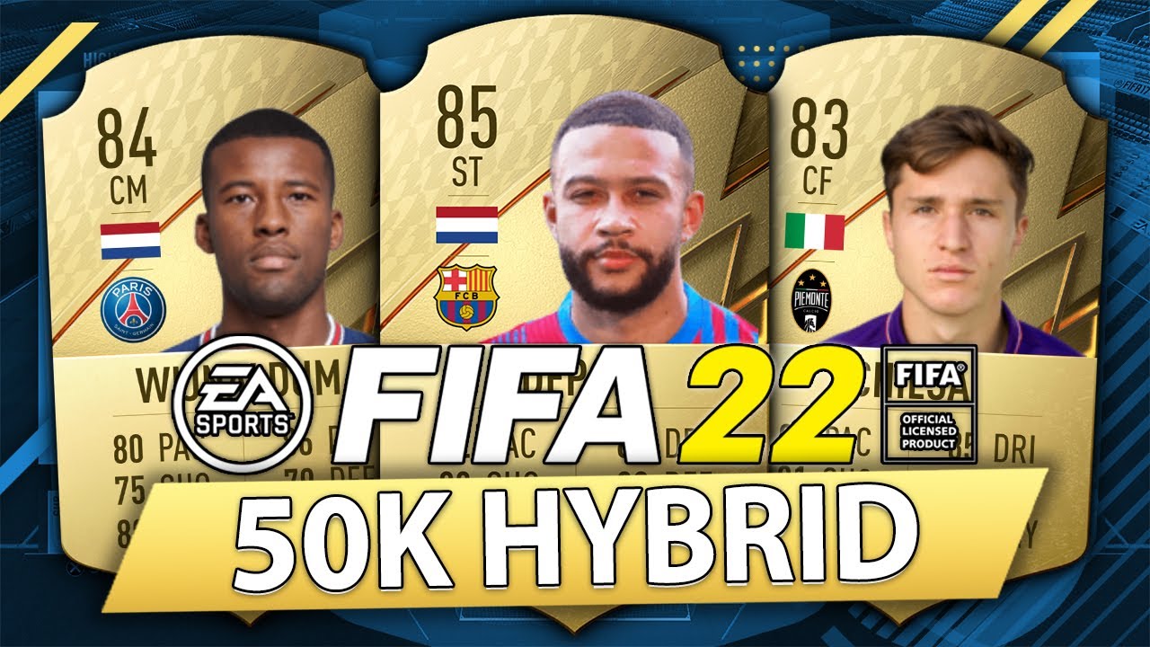 50K MARKET CRASH SQUAD BUILDER! FIFA 22 (INSANE 50K HYBRID)
