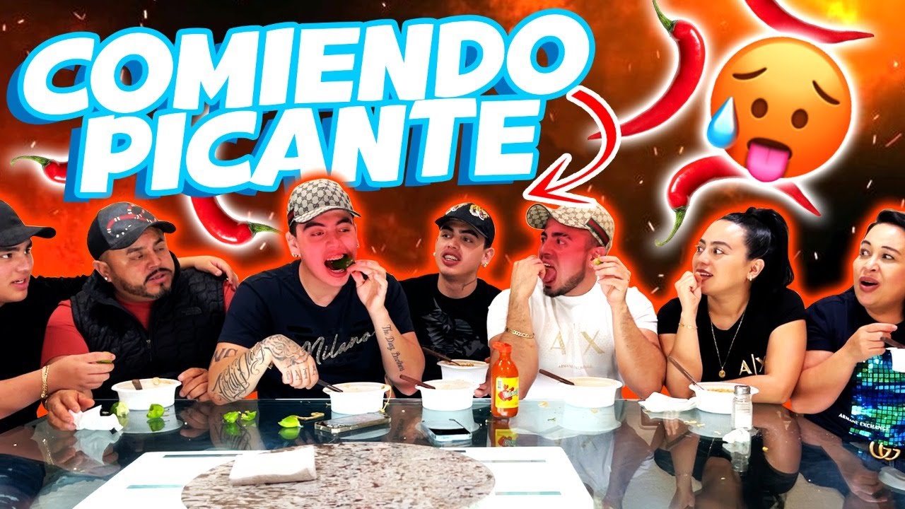 COMIENDO la COMIDA MAS PICANTE del MUNDO 🔥🥵 / FAMILIA MILLONARIA DÍAZ