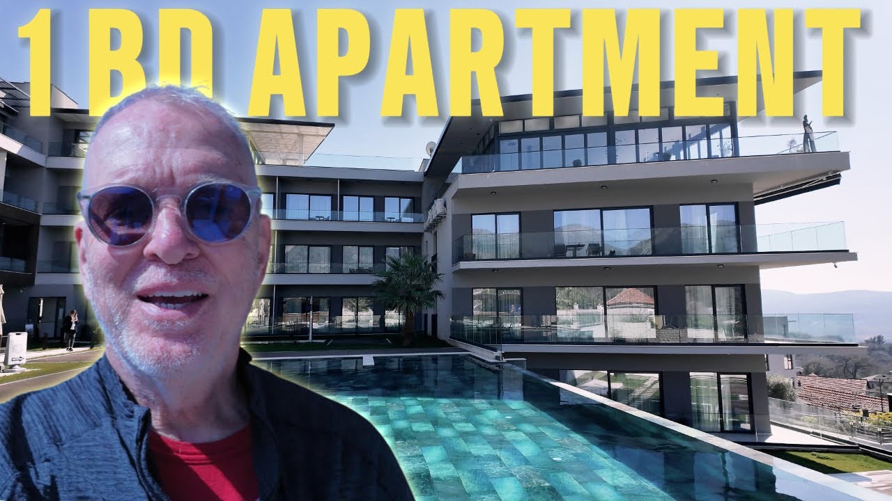 Luxury One Bedroom Apartment Property Tour in 4* Apart-Hotel - Overlooking Tivat Bay