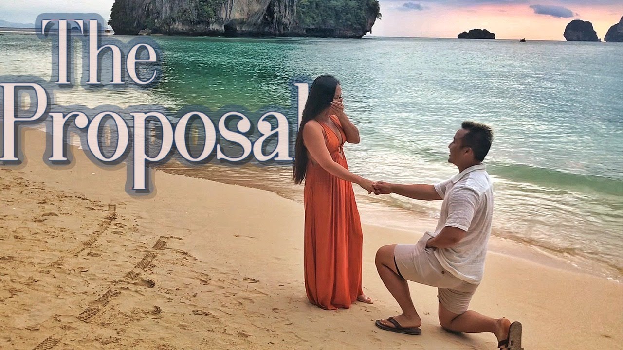 SURPRISE PROPOSAL on Beautiful Thai Beach | BentLeey 2020