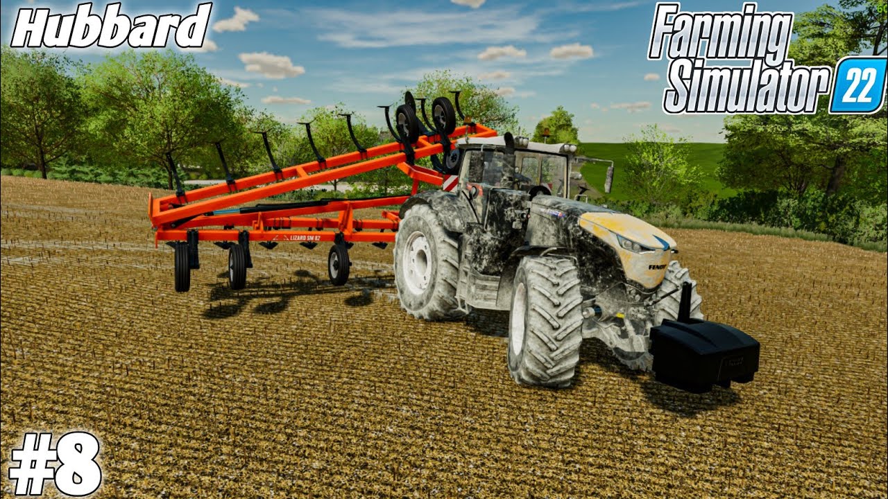 Seeding Soyabine And Harvesting Oats | Plowing Filed | Hubbard Farm | Ep#8 FS22