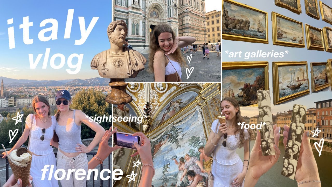 4 days in FLORENCE, italy! travel vlog + things to do | museums, food, shopping, sightseeing & more!