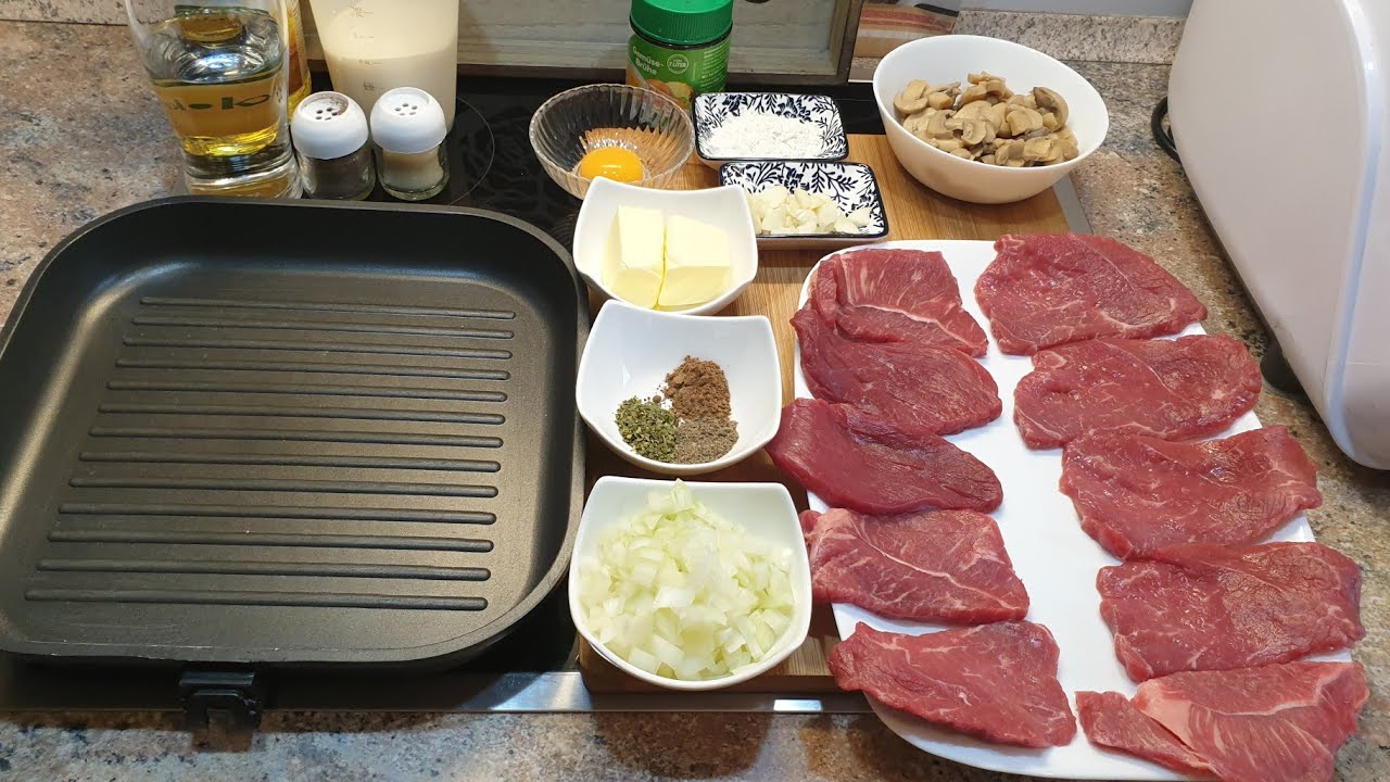 Drekë e Shpejtë me plot Shije Steak te Viçit me Sos te Kepurdhave,ja vlenë ta Provoni shumë shishëm🥰