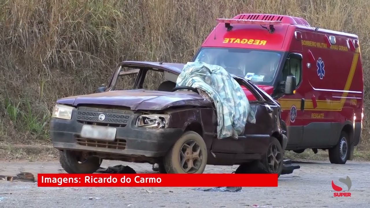 Ve&iacute;culo com 5 ocupantes capot4 e motorista, de 47 anos, m0rr3 AMG-900, estrada de Imb&eacute; de Minas