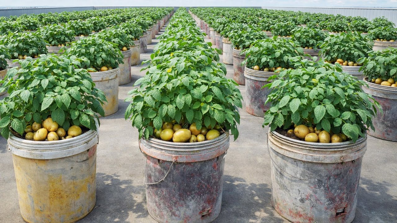 Growing Potatoes in Plastic Tubs for Big, Heavy Yield Harvests