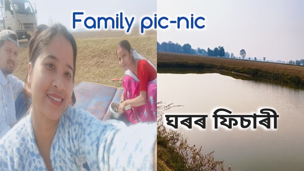 ঘৰৰ ফিচাৰী পাৰতে পিক নিক খালোঁ //🤗