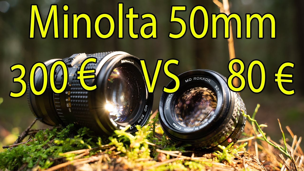 Altglas TEST: Minolta 50mm 1.2 vs 50mm 1.4 😲 Welches ist besser?