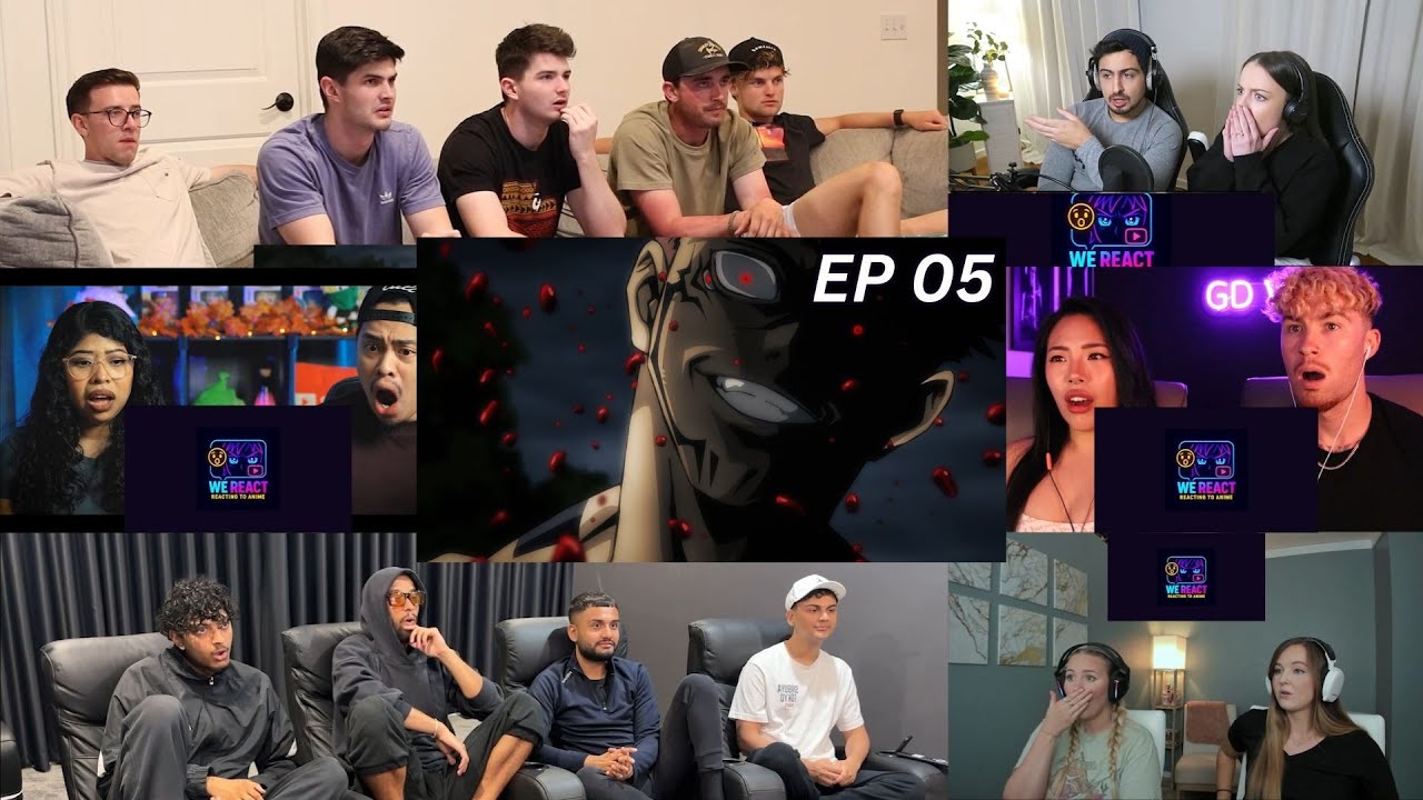 Jujutsu Kaisen Season 1 Episode 05 | Reaction Mashup #anime #jujutsukaisen #animereactionmashup