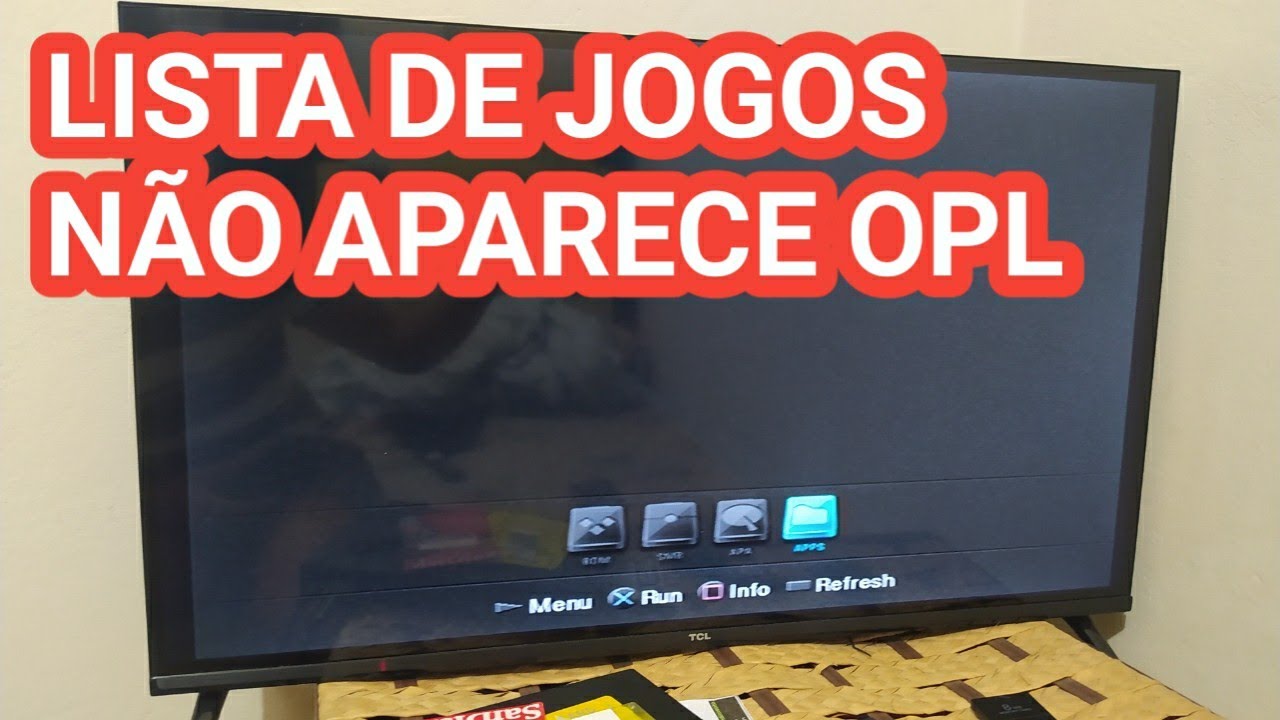 Lista de jogos não aparece no OPL DO PLAYSTATION 2