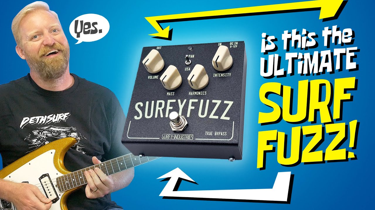 SURFY FUZZ! и полный обзор моего педалборда Dinosaur Ghost