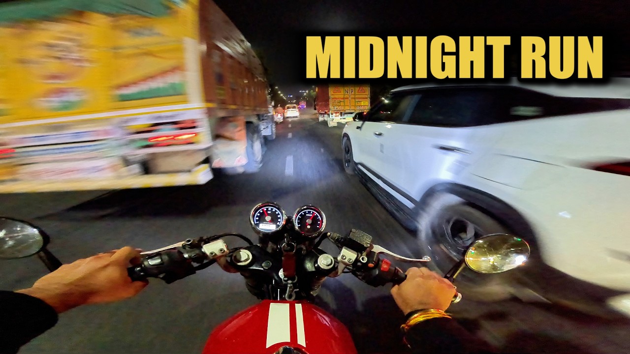 MIDNIGHT RUN | GT 650 Cutting Through City Traffic (POV)
