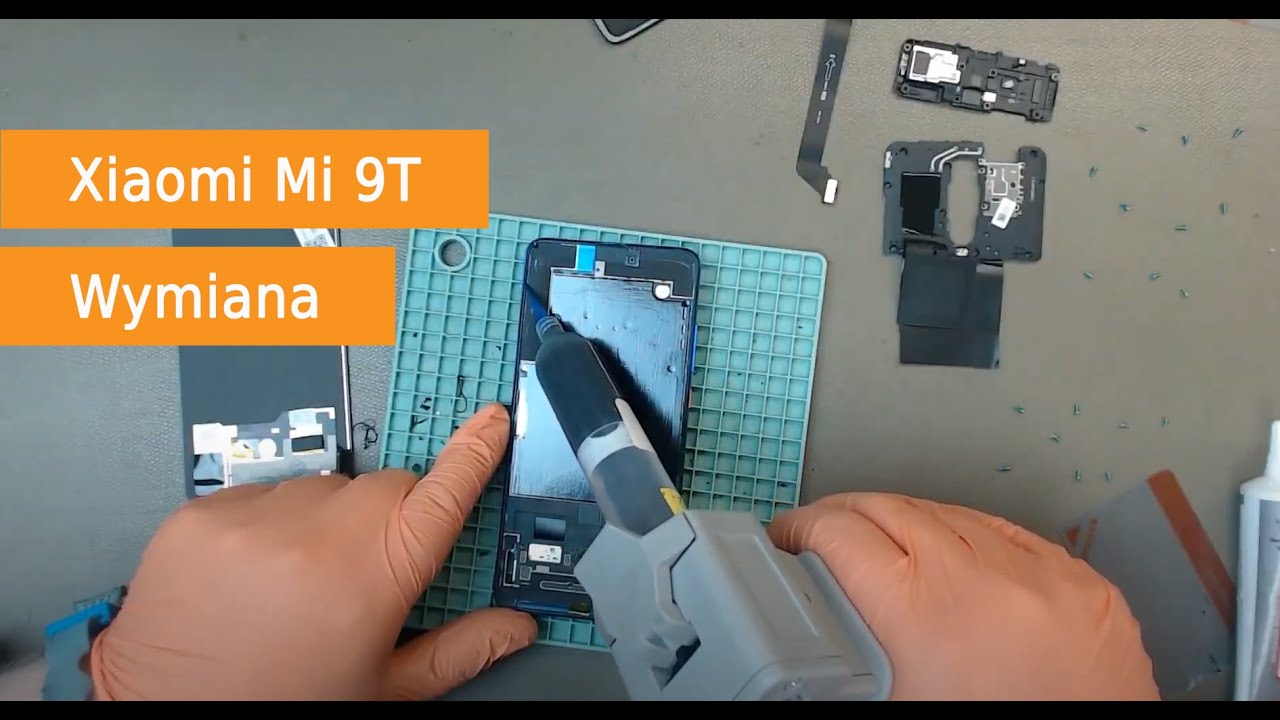 Xiaomi Mi9T Wymiana wyświetlacza - Demontaż disassembly | NaprawTelefon.pl