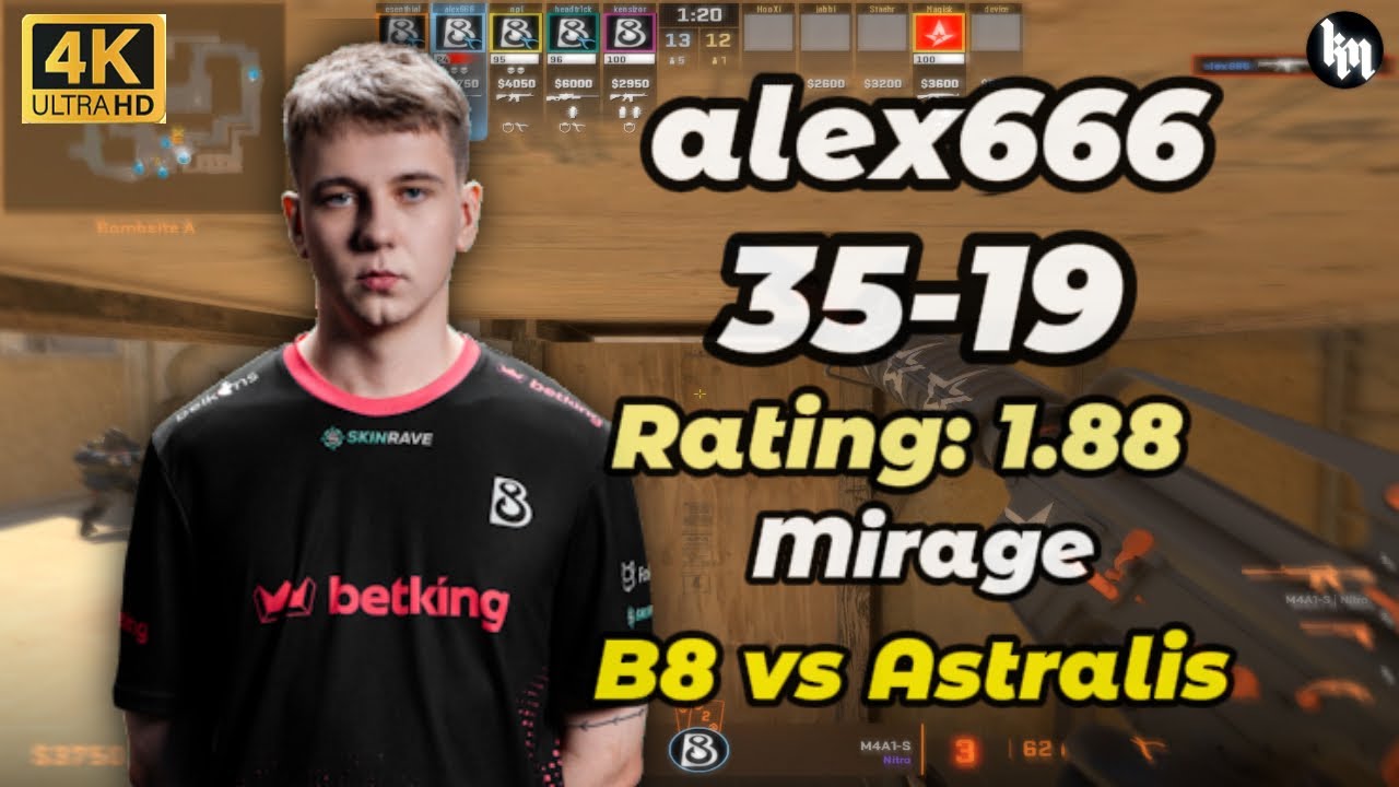 alex666 (35-19) B8 vs Astralis (mirage) | PGL Masters Bucharest 2025 #cs2 #alex666