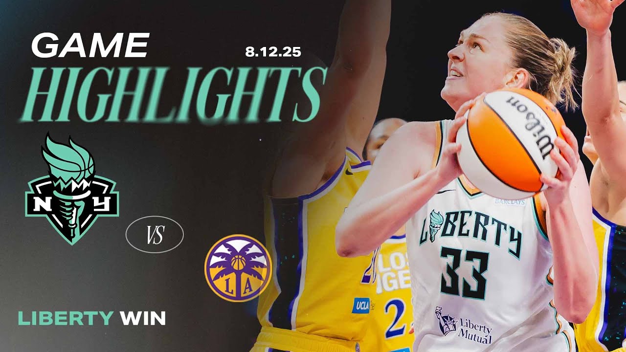 HIGHLIGHTS | Liberty Top Sparks as Three Players Hit 20+ Points | August 12, 2025
