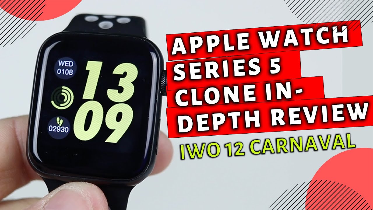 Apple Watch Series 5 Clone | IWO12 Carnaval