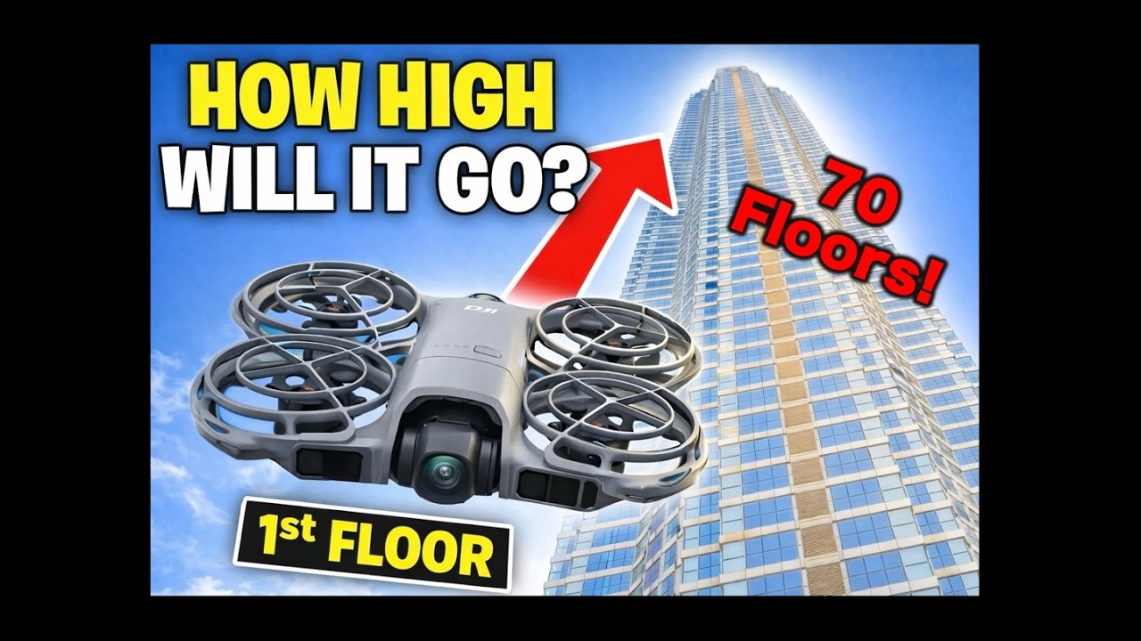 😮 DJI Neo 2 | 70 STORIES... TO THE TOP??? 😮 #djineo2