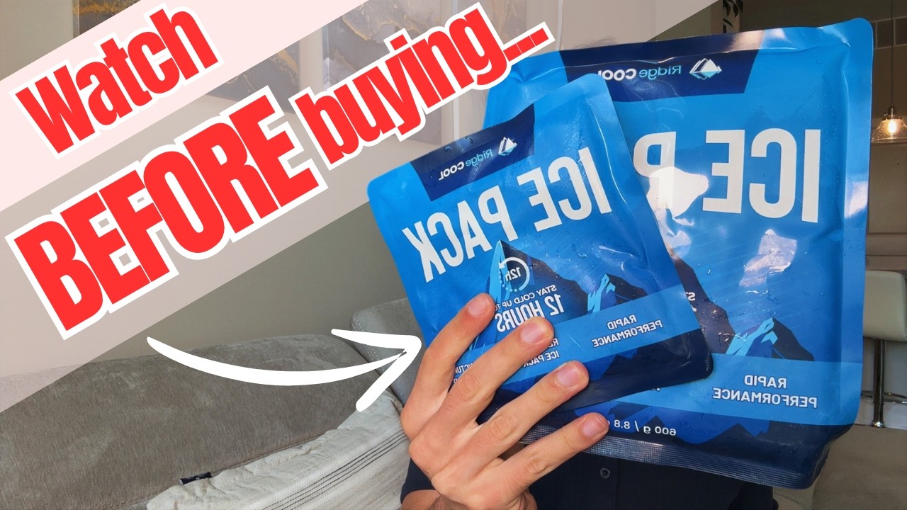 I Tested These Cooler Packs So You Don't Have To! 🧊🔥Pack Large Reusable Ice Packs for Coolers