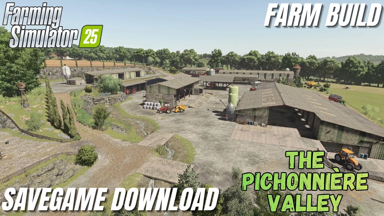 | Savegame Download | The Pichonnière Valley | FS25 | PC |