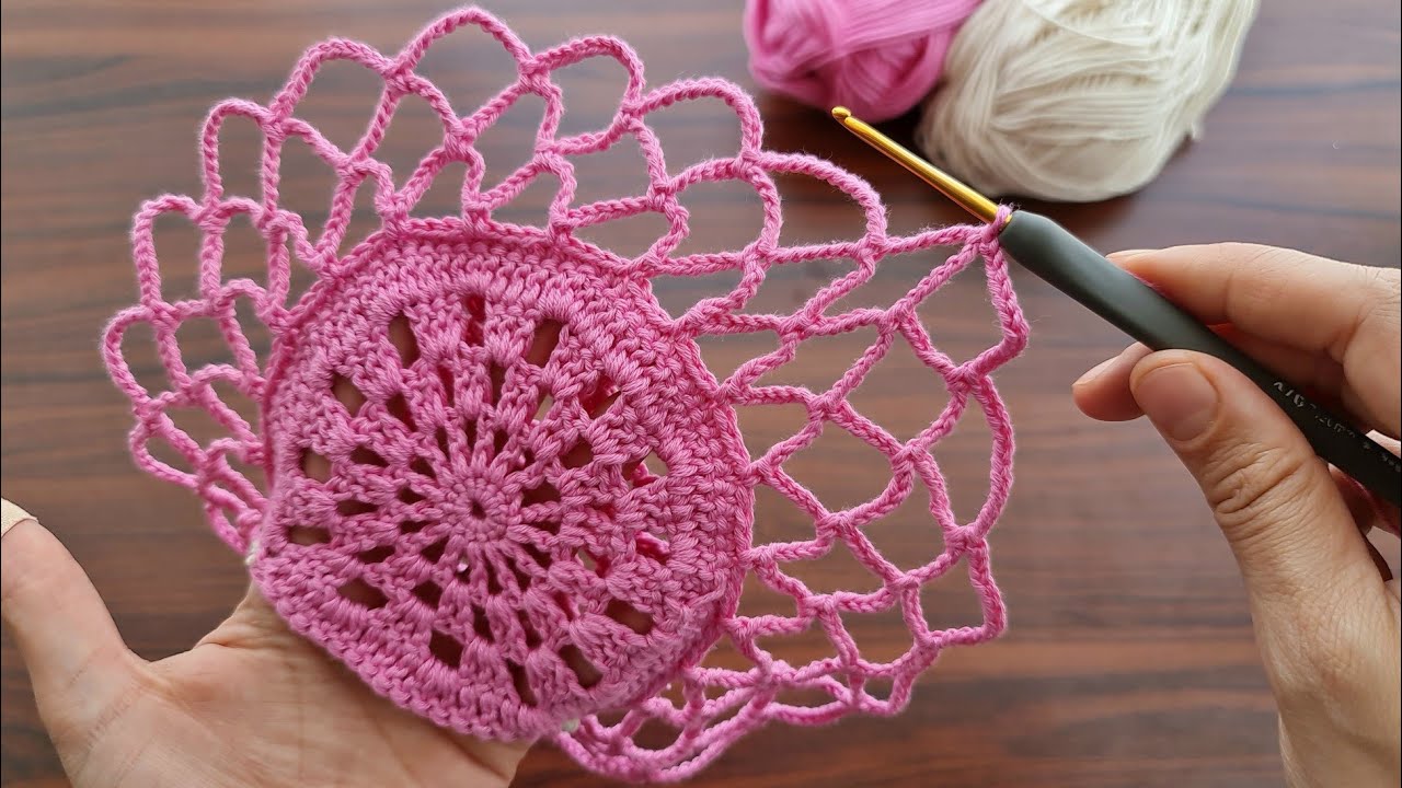 SURPRİSE 😉 MUY BONİTO Crochet mesh bag that does not take up space to make your work easier.