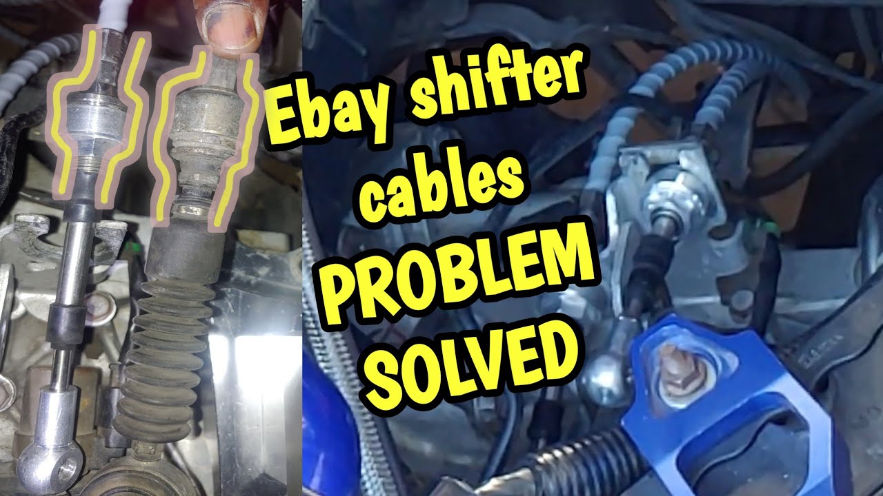 How to get the eBay shifter cables to work when installed in the rsx.