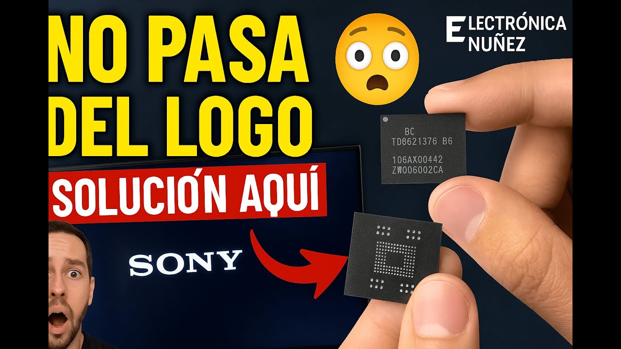 👉 EMMC TV SONY NO PASA DEL LOGO 😱 [REVÍVELO FÁCIL TRUCO REVELADO💥 VIDEO 2] 📌