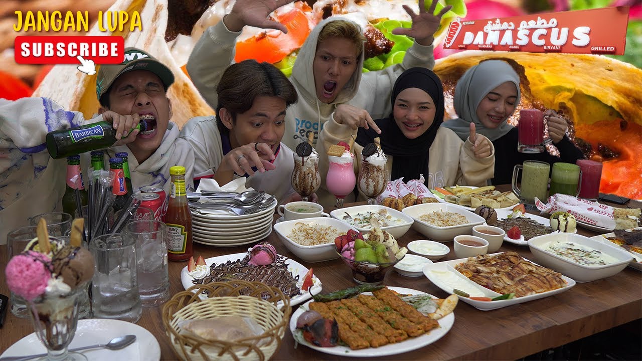 AIEMAN MENG4MUK MASA BUAT MUKBANG ! - MAKANAN ARAB PALING SEDAP DI KL !