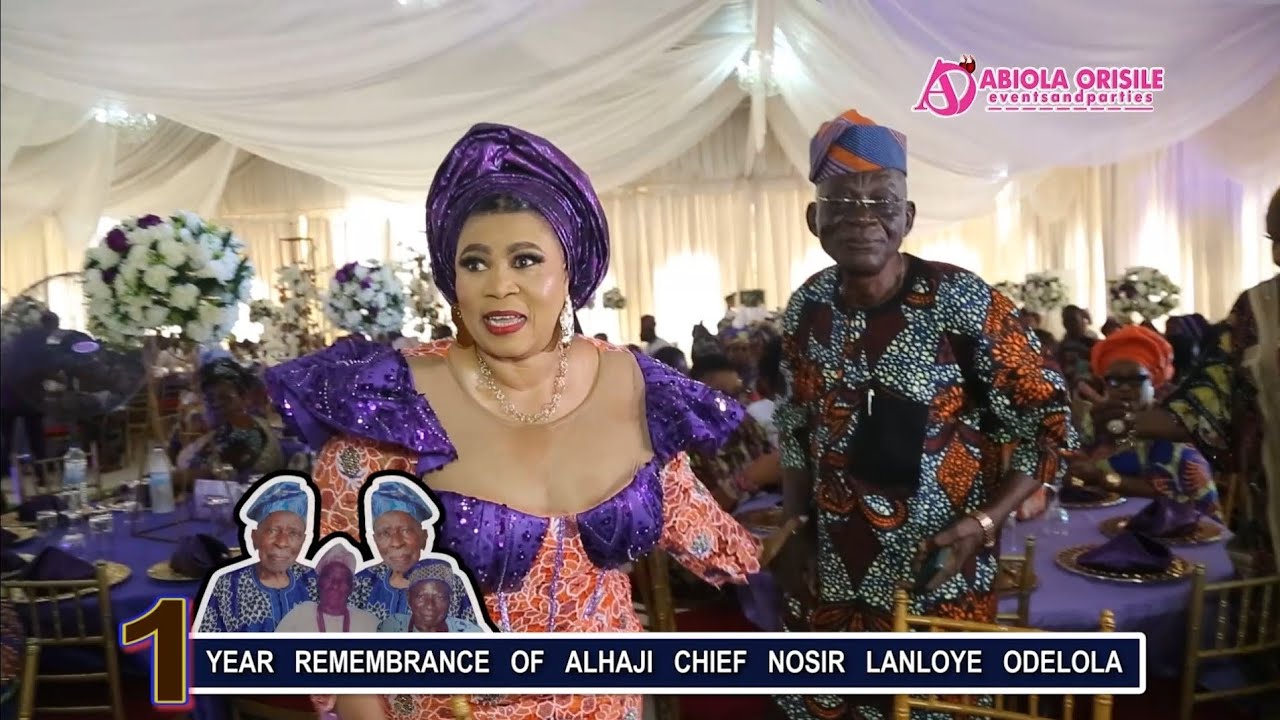 U.K Base BigBabe, Mrs Yetunde Abekeade and her Sibings throws Grand 1 year Remembrance of Late Dad.