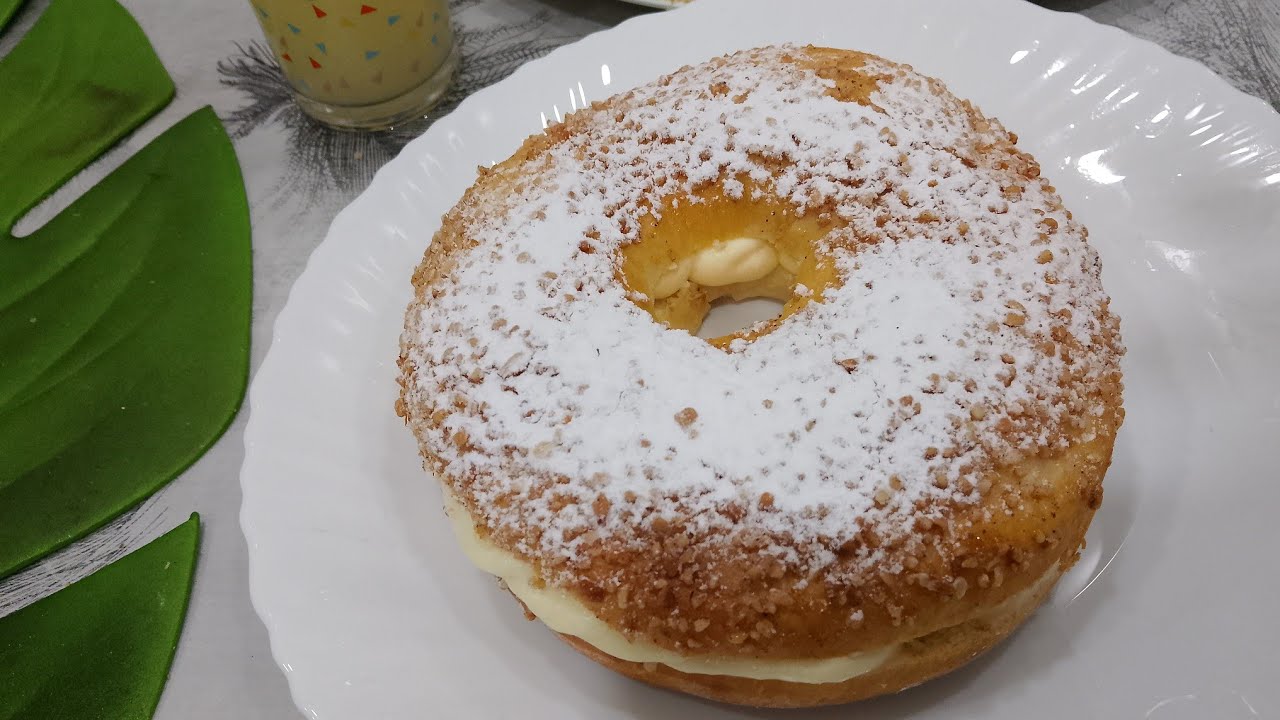 أروع وصفة لامونة بكريمة,🥯  تحضروها بسرعة و تجي بزاف خفيفة☕😋 Lamouna 🥯💯