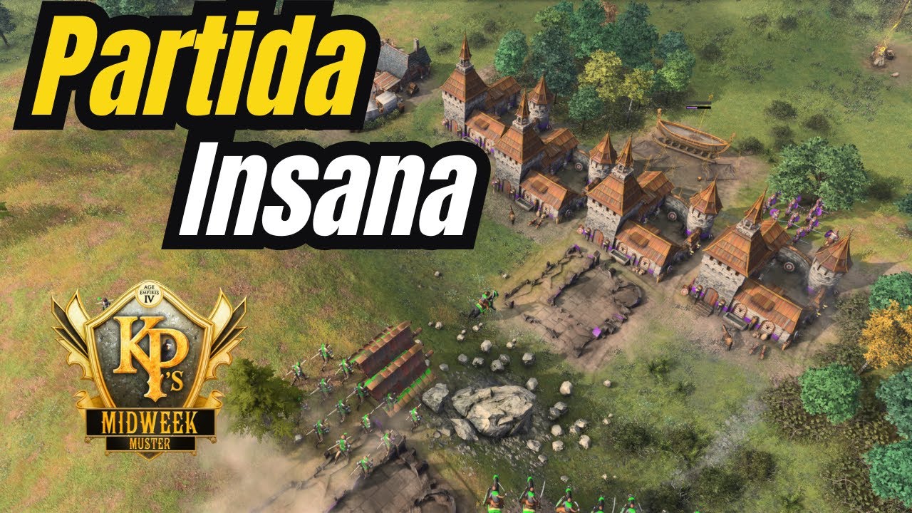 Partida nunca antes vista no Age of Empires 4 - KPMM - Bee vs Corvinus