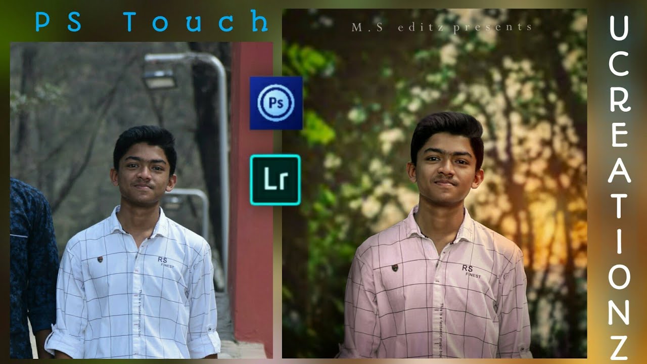 PS Touch editing 2020 | How to edit like UCREATONS in Mobile  | Best tutorial | Lightroom edit  🔥🔥