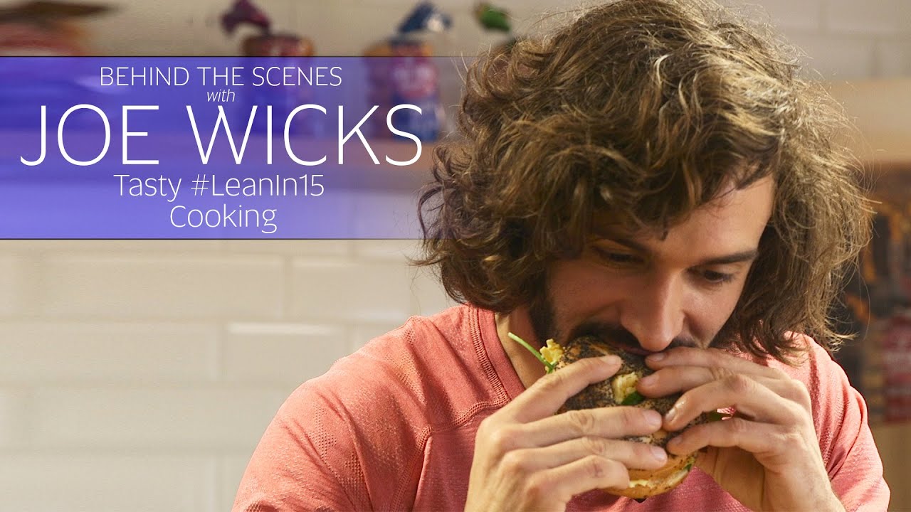 Behind the scenes with Joe Wicks Tasty #LeanIn15 cooking